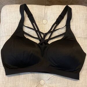 Victoria's Secret Black Mesh Strappy Bra